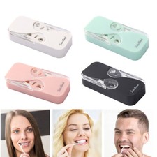 Tragbarer Koffer Für Zahnseide Zahnseidenspender + 12 Zahnseiden-Mundpflege /