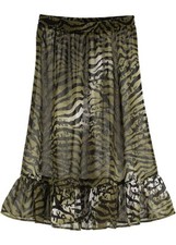 Strandrock Gr. 40 Oliv zebra