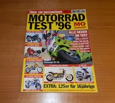 Motorrad Test 1996, alle Neuen im Test,  MO Sonderheft, 125er, aus Sammlung.