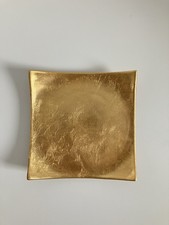 Schale Teller Keramik gold