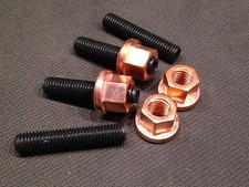 1 Stück Gewindestift Stehbolzen M10x40 hochfest 10.9 +Kupfermutter M10 hochfest 