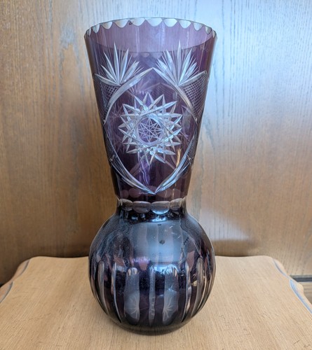 Große bleikristall vase - bleikristall,