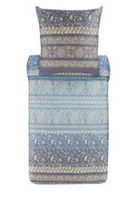 bassetti Bettwäsche BRENTA BL 135x200 cm grau Bettbezug Bettzeug