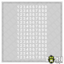 Aufkleber 140-teilig Modellbau