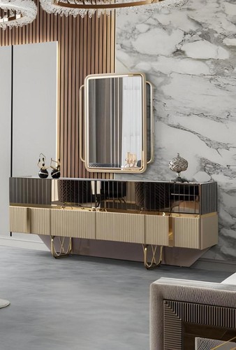 Sideboard mit spiegel und - spiegel,