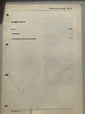 Unimog Werkstatthandbuch Scheinwerfereinstellungen, Original