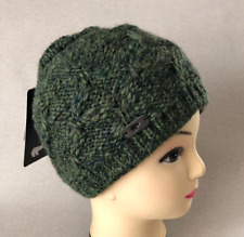 EISBÄR Kira high STB Damen Mütze Strickmütze mit Fleecefutter Grün