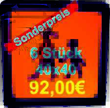  Schulbusschild Warntafeln, Magnetschilder 40 x 40cm,  für Schulbus,Taxi  u.s.w