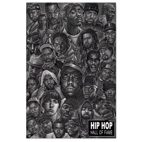 Poster hip hop all - poster, stars
