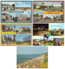 5 DDR Ansichtskarten /