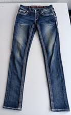 Rock Revival Hera Skinny Jeans Damen/Mädchen Gr. 25 Blau Denim Baumwolle