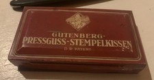 2.WK  Stempelkissen Gutenberg Pressguss - Stempelkissen DRGM