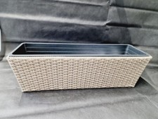 Balkonkasten Rattan creme
