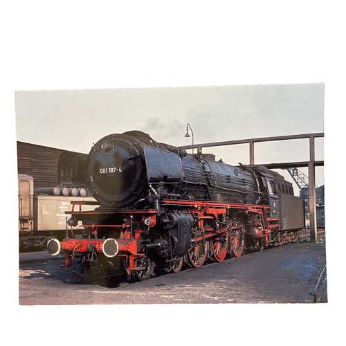 Postkarte zug eisenbahn - zug,