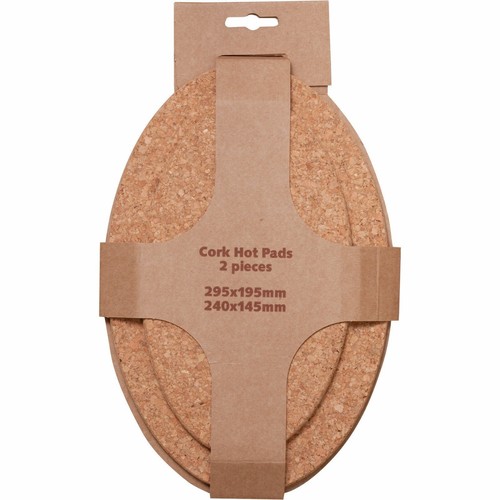 2er set kork untersetzer 30cm - 2er,