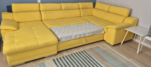 Otto ecksofa gelb modern - ecksofa,