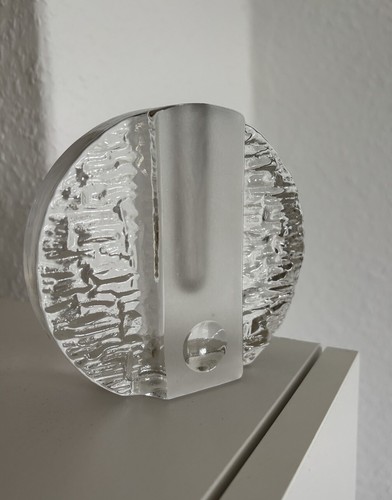 Vintage walther glas vase - vintage,