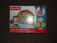 Little People Fischer Price Holzpuzzle 11 Teile Bauernhof