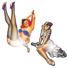  Set Pin Up Aufkleber Sticker
