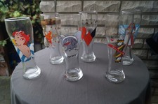 6 gepflegte Ritzenhoff Sammel Weizenbier Glas  mit unterschiedlichen Motiven