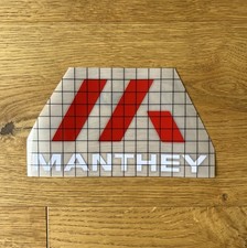 Manthey logo aufkleber rot - aufkleber,