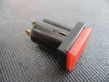 unbenutzte originale DDR Kontrolllampe eckig rot Dobrulux BA7s Sockel Oldtimer