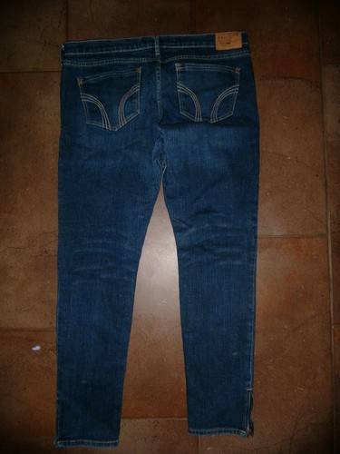 Hollister stretch jeans blau - stretch,