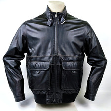 Bogner Lederjacke schwarz