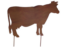 Metall Stecker Kuh