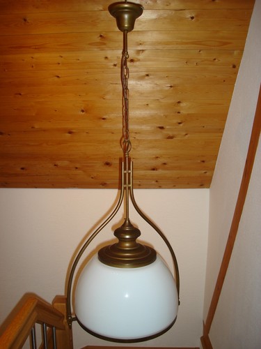 Große antik hängelampe lampe - große,