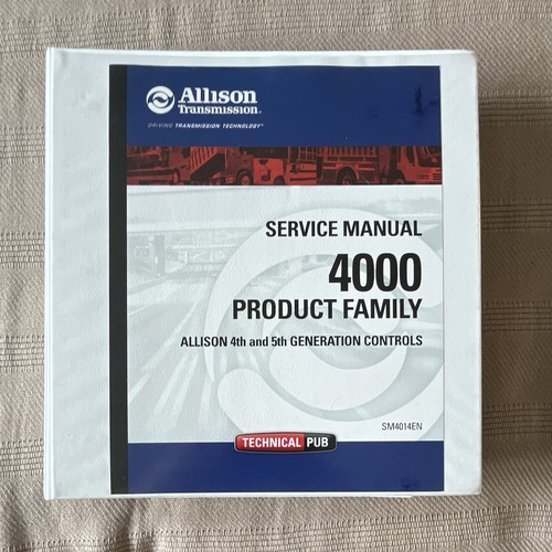Allison 4000 service manual - 4000,