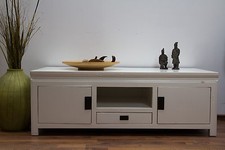 China Kommode Schrank Asien Sideboard weiss B-Ware Highboard Fernseh TV Möbel 
