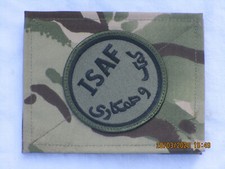 MTP Klett Patch,Blanking Plate  10x13cm, ISAF,British Army