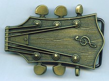 Gürtelschnalle Buckle Gitarre Musik Rock Country 