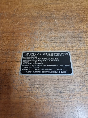 Vintage tornado gasturbine - tornado,