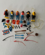 GEOBRA/PLAYMOBIL - Angler, Taucher, Pirat Konvolut aus den 70er und 80er Jahren