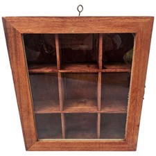 Curio Box Schrank Holz Stil