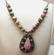 Tribal halskette vintage - tribal,