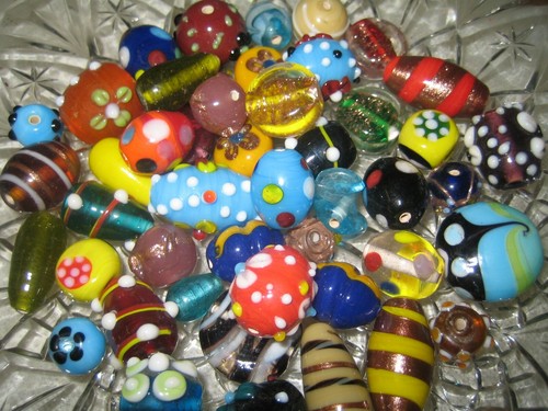 Glasperlen mix 200 - 200, bunte