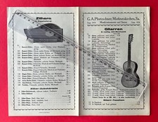 alte Preisliste G. A. Pfretzschner Markneukirchen um 1935 Gitarren  ( F24455