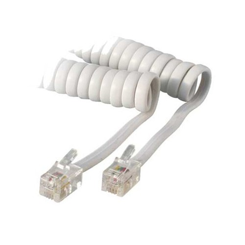 Telefonhörer spiral kabel - 2m,