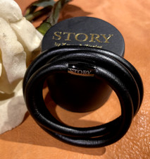 Story by Kranz & Ziegler Leder Armband Lamm 57 cm 1004891 schwarz