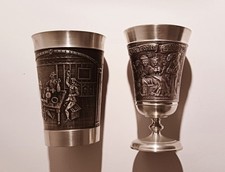 2 x Rein-Zinn-Becher - 11  +