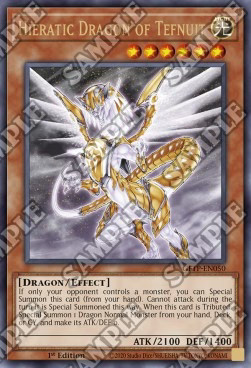 Yugioh hieratic dragon - dragon, of