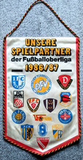 Wimpel FC Vorwärts Frankfurt/O. DDR Oberliga 1986/87 FCM BFC Dynamo Jena FCV Aue