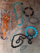 Konvolut Modeschmuck Ketten Armbänder keine Defekte