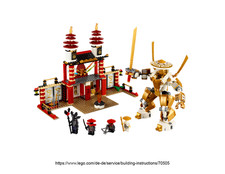 Lego Ninjago Tempel des Lichts 70505 | ohne Karton | mit Anleitungen