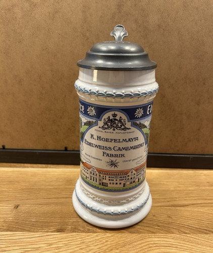 Bierkrug mit zinndeckel 100 - mit,