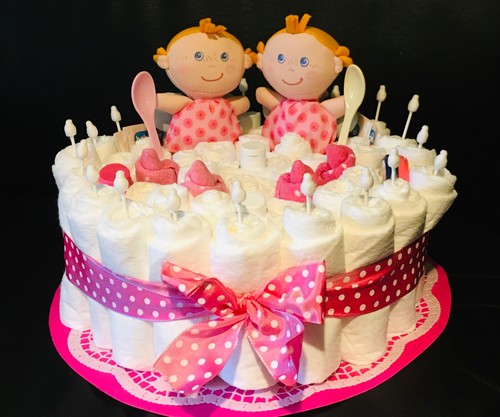 Windeltorte für zwillinge - für, mit