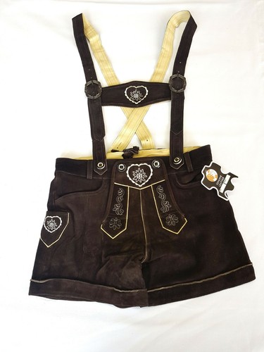 Damen lederhosen mit trägern - lederhosen,